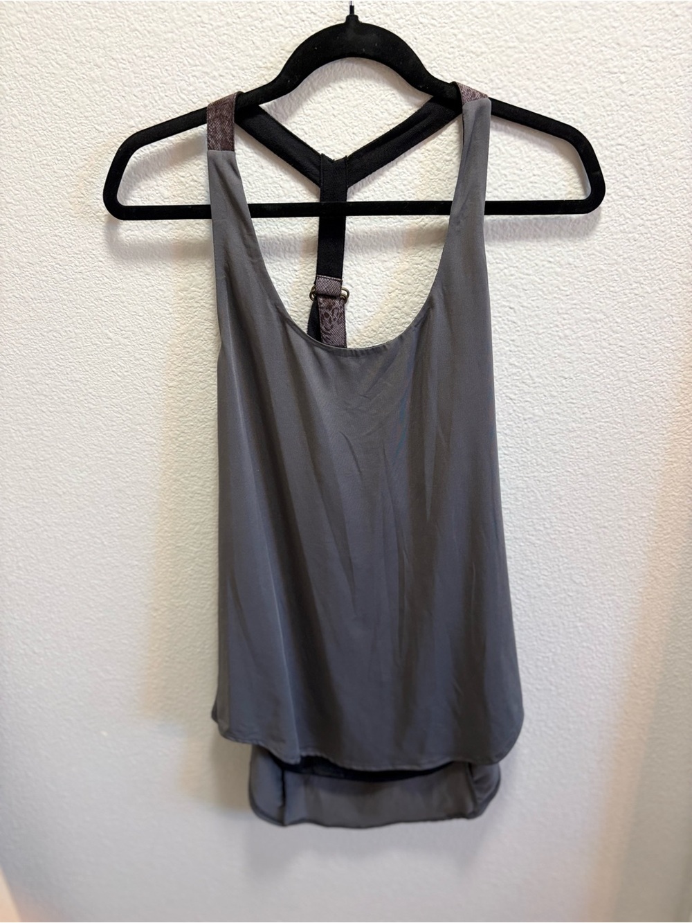 Ovi Gray Sleeveless Racerback Camisole